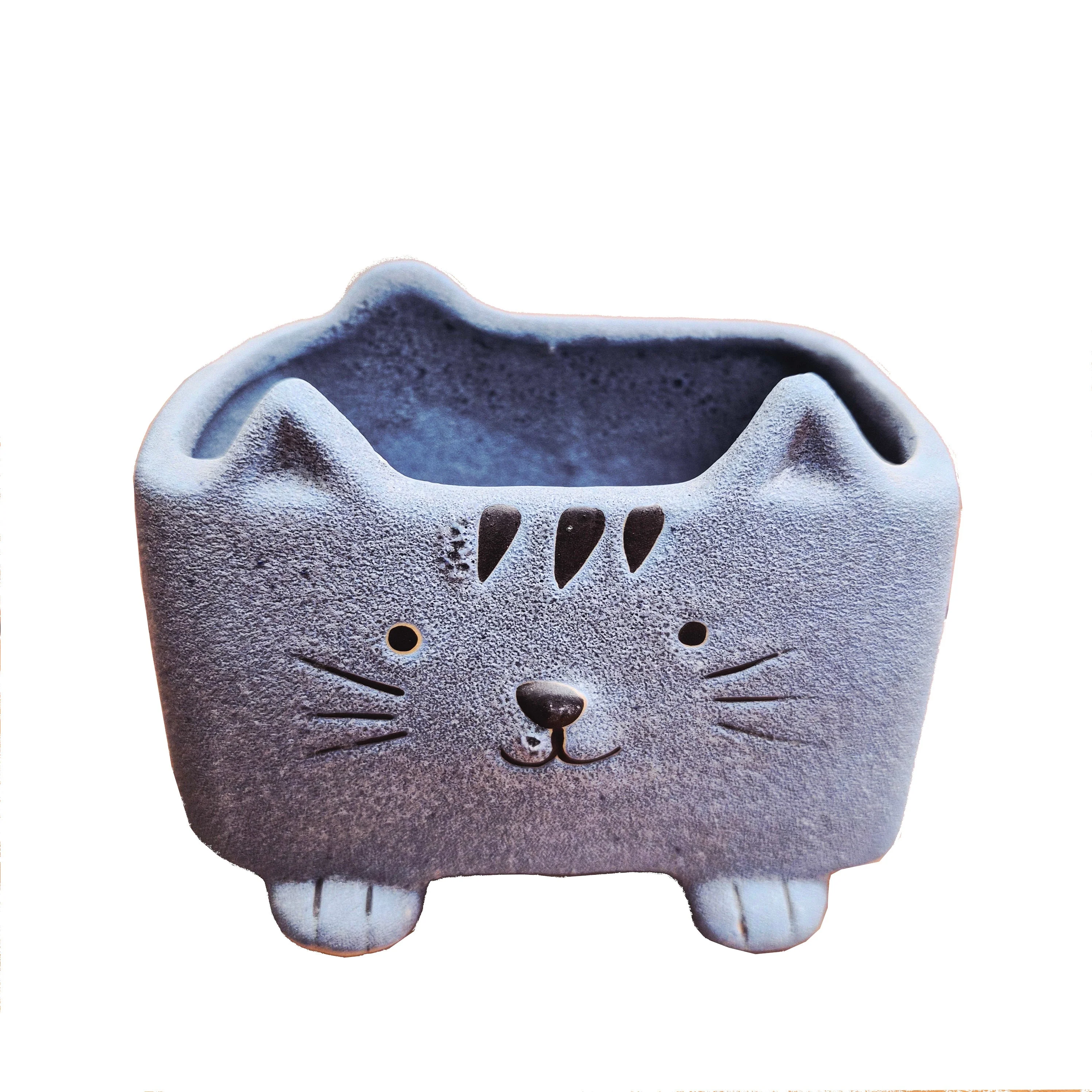 Matt Cat Rectangle Planter - Image 3