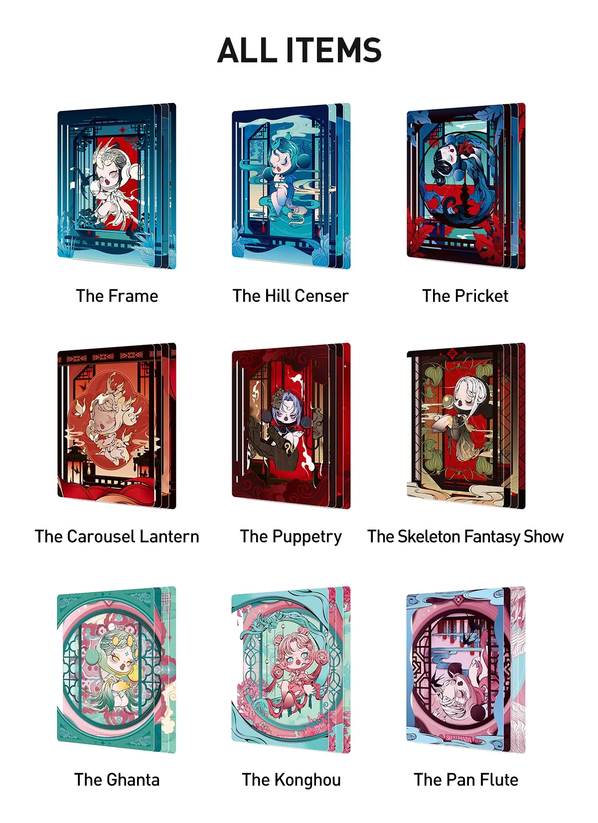 SKULLPANDA The Mirage Series Figures Art Collection Cards - Image 3
