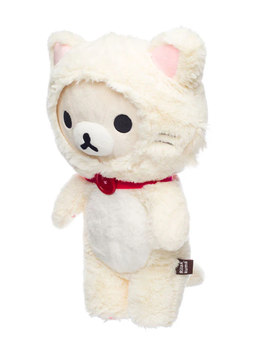 Korilakkuma San-X Original In A White Fluffy Cat Costume - Image 4