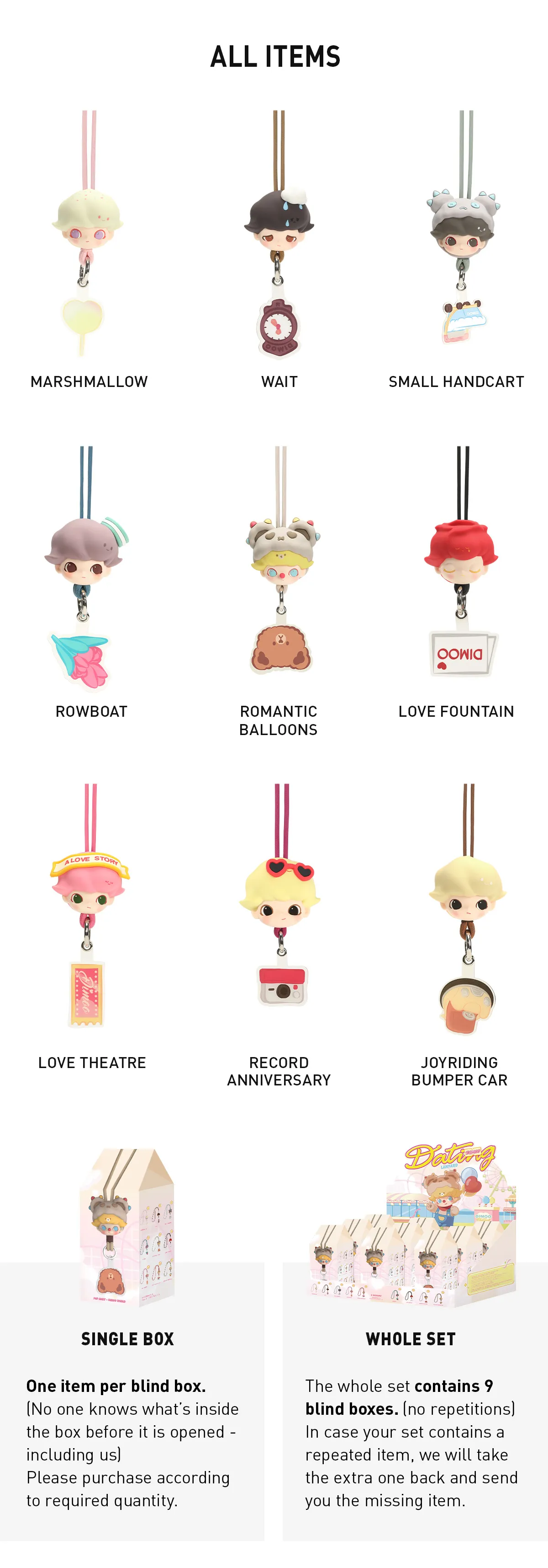 DIMOO Dating Series-Lanyard Blind Box - Image 2