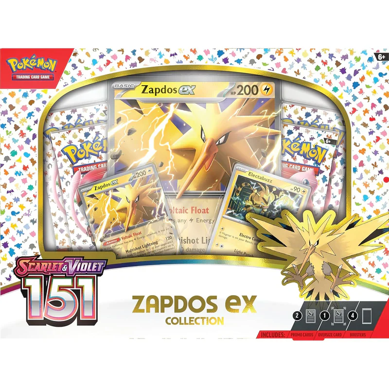 Pokémon Scarlet & Violet - Pokemon 151 Zapdos ex Collection - Image 3