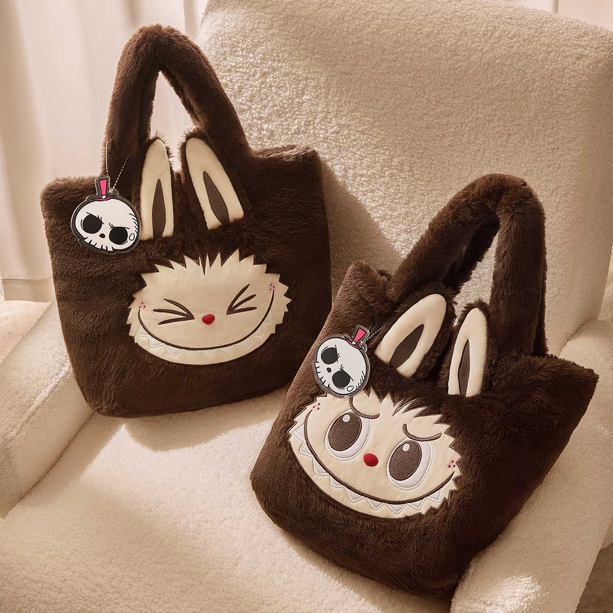 Classic Bag Series- LABUBU Reversible Plush Bag - Image 2