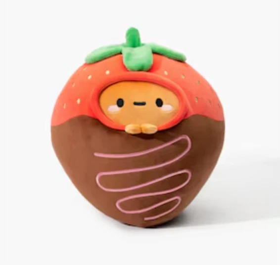 Smoko Tayto Chocolate Strawberry Midi Mochi Plush 10" - Image 2