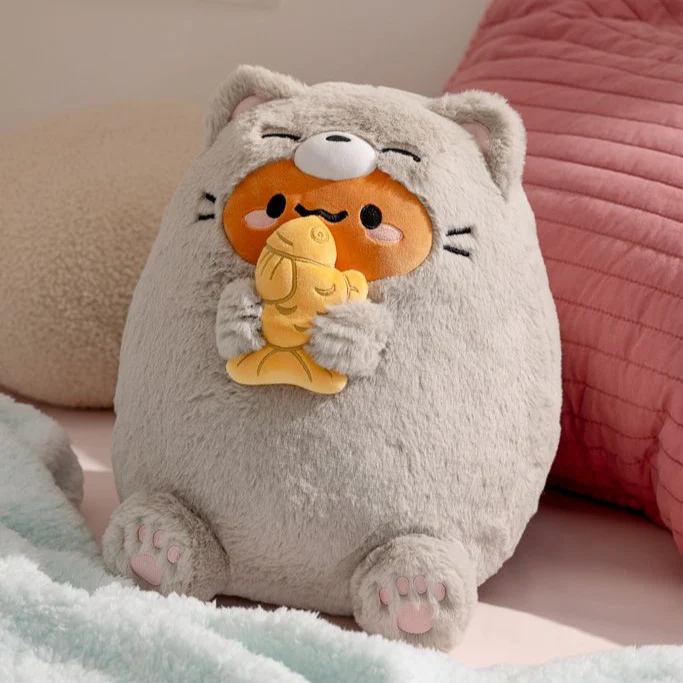 Smoko Tayto Potato Shorthaired Cat Plush (Gray Ver)