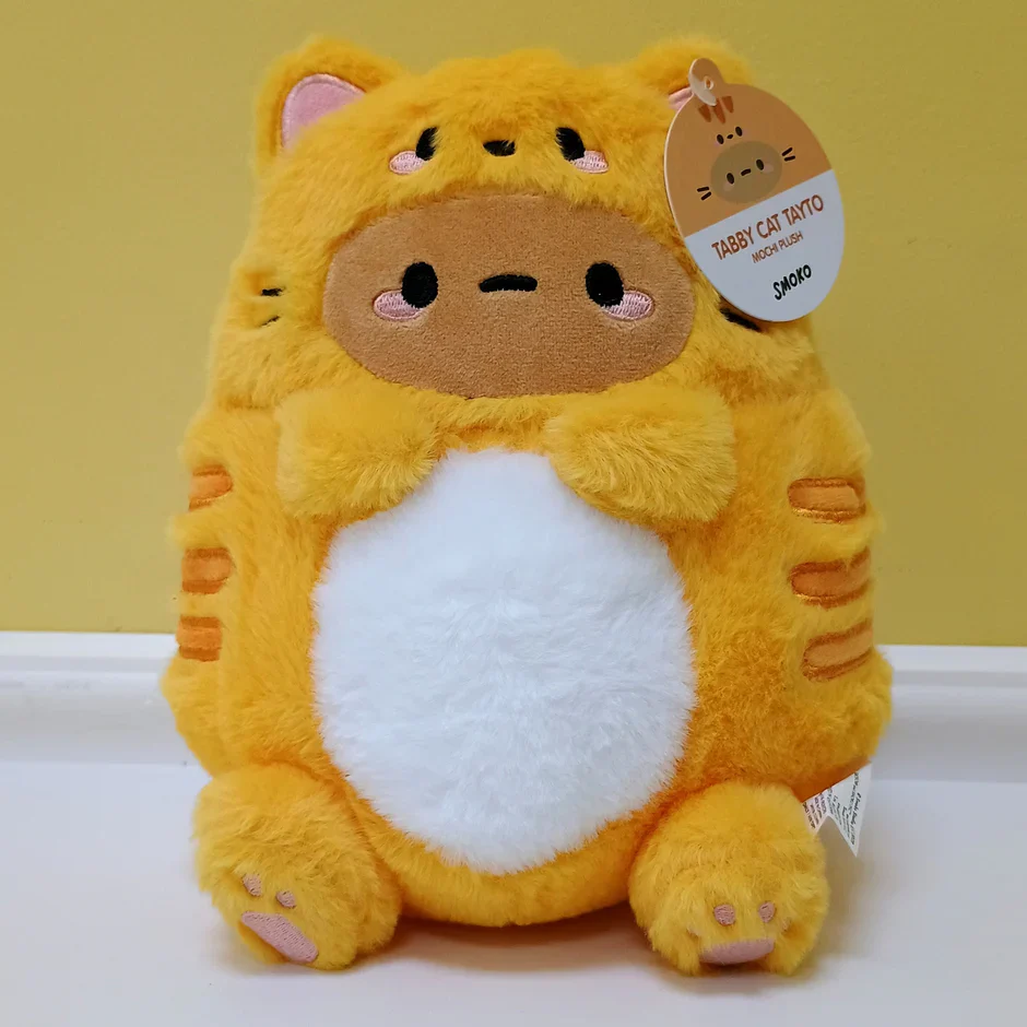 Smoko Tayto Potato Tabby Cat Plush (orange Ver)
