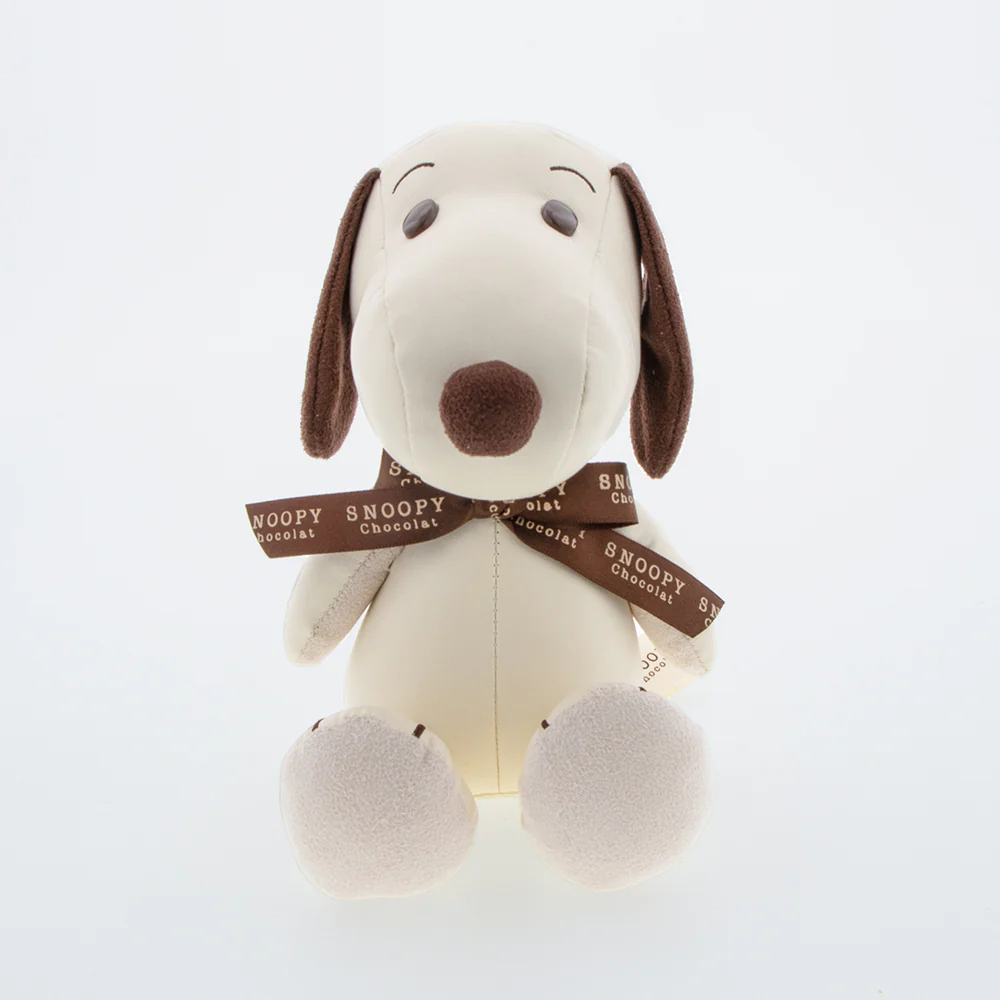 Snoopy Chocolat Leather Plush Toy - Image 3