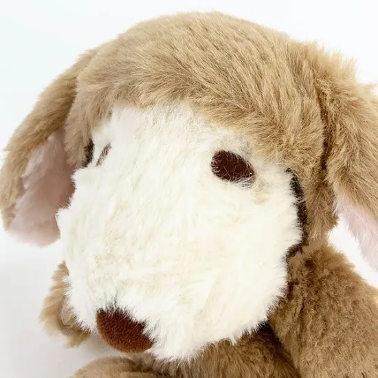 Snoopy Fluffy Lop Ear Bunny Brown Plush - Image 5