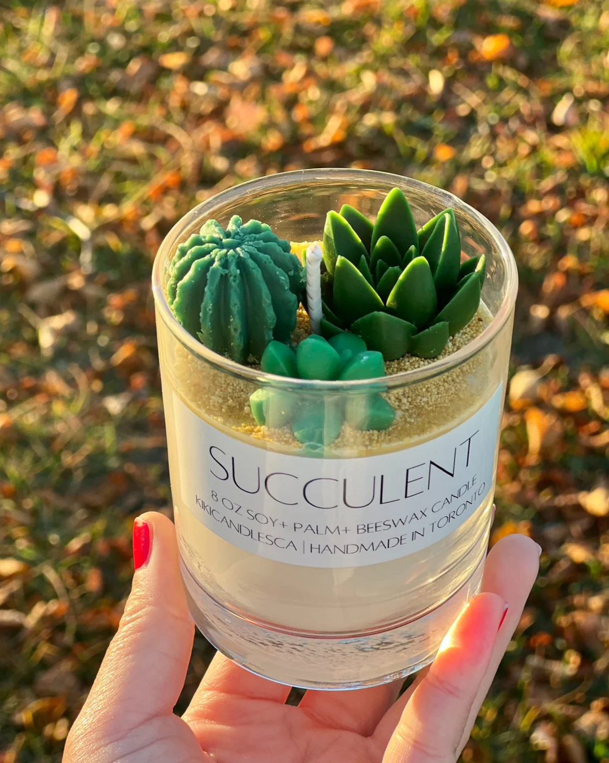 Succulent Scented Candle - Image 2