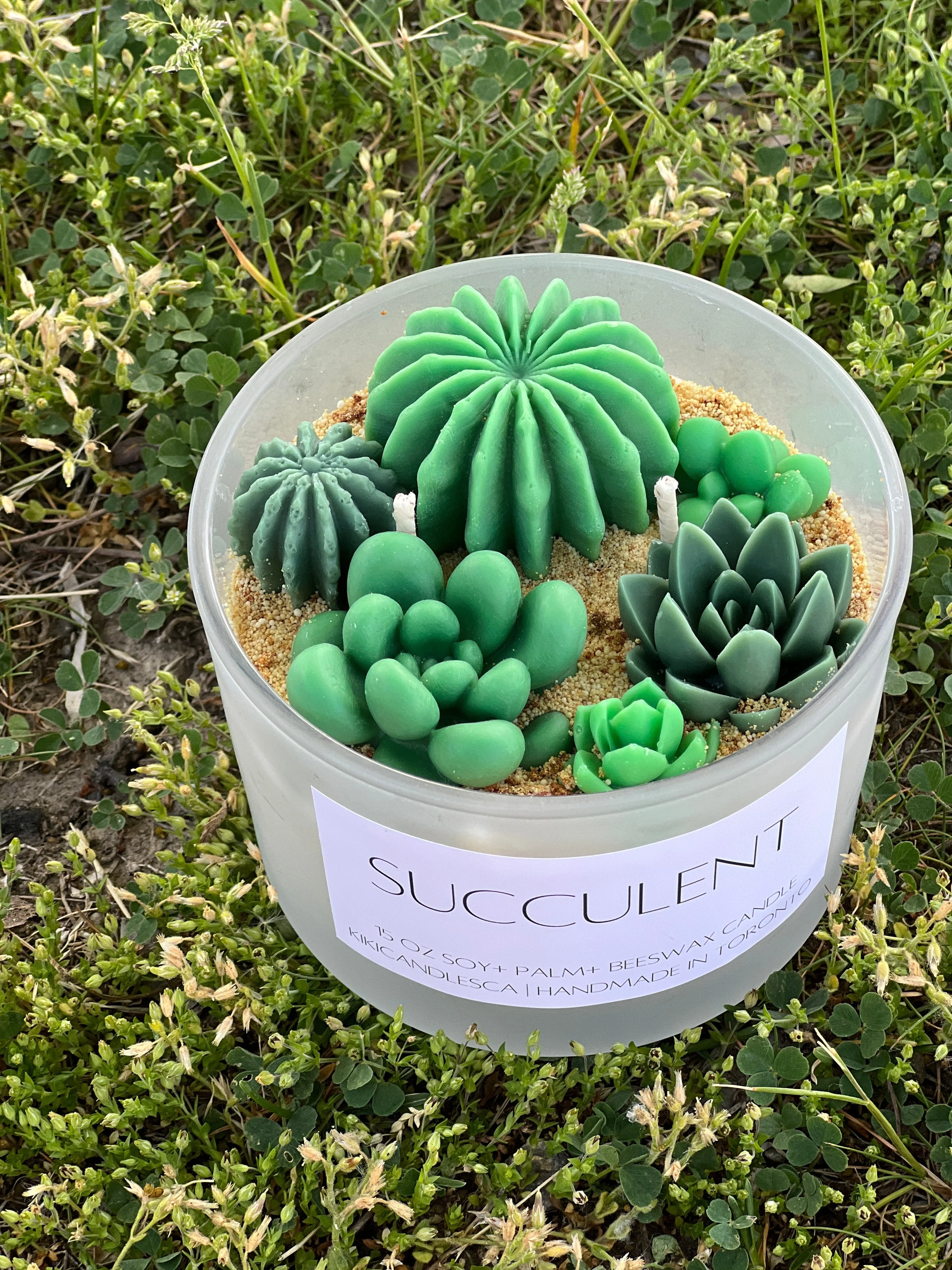 Succulent Scented Candle - Image 3