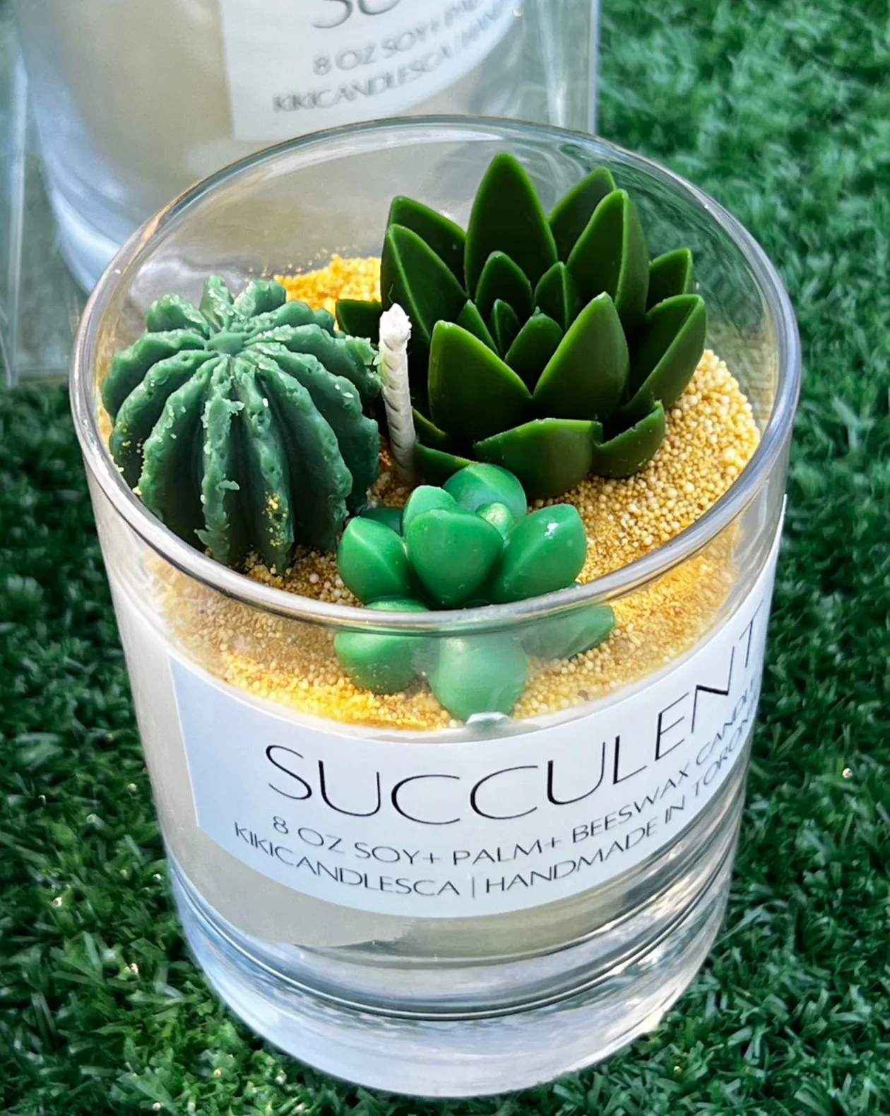 Succulent Scented Candle - Image 4