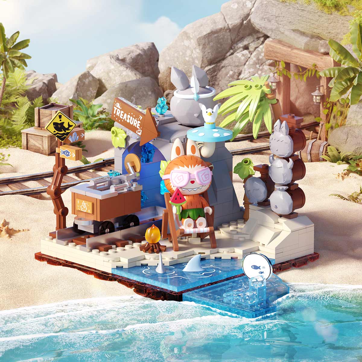 THE MONSTERS Forest Secret Base Series Blocks Part 2 - Image 3