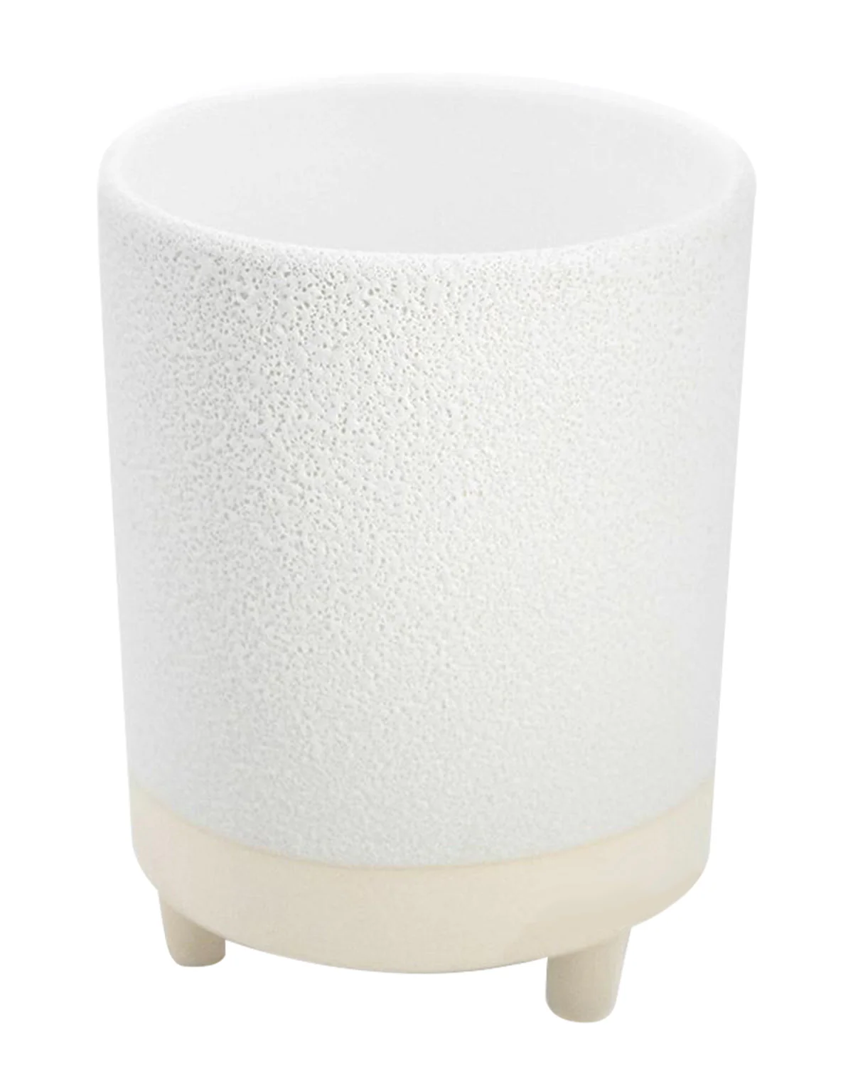 White Footed Planters on Legs