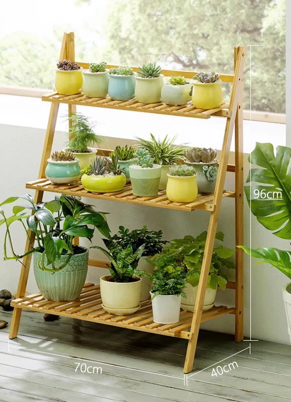 Wood Shelf / Plant Stands - Image 4